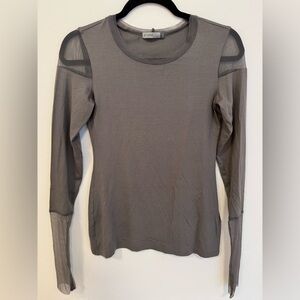 Art Point Long Sleeve with Mesh Inlays